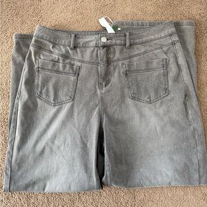 HALARA Women's wide Leg Jeans in Gray